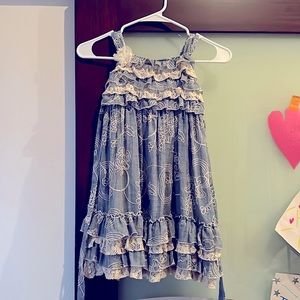 Blue ruffle by Isabella and Chloe